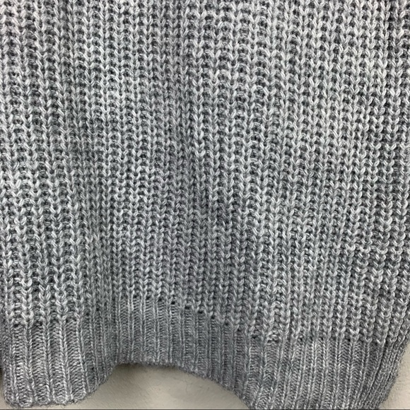 Brandy Melville Gray Crew Neck Knit Sweater Dress - Picture 5 of 9